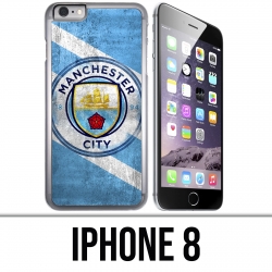 Coque iPhone 8 - Manchester Football Grunge