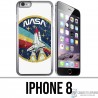 iPhone 8 case - NASA rocket badge