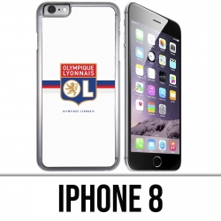 Coque iPhone 8 - OL Olympique Lyonnais logo bandeau