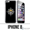 Custodia per iPhone 8 - Logo della bussola in un pezzo unico
