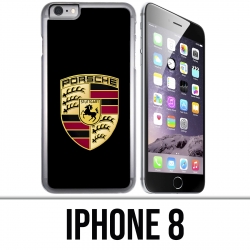 Coque iPhone 8 - Porsche Logo Noir