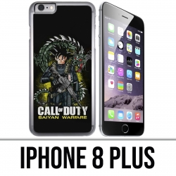 Coque iPhone 8 PLUS - Call of Duty x Dragon Ball Saiyan Warfare