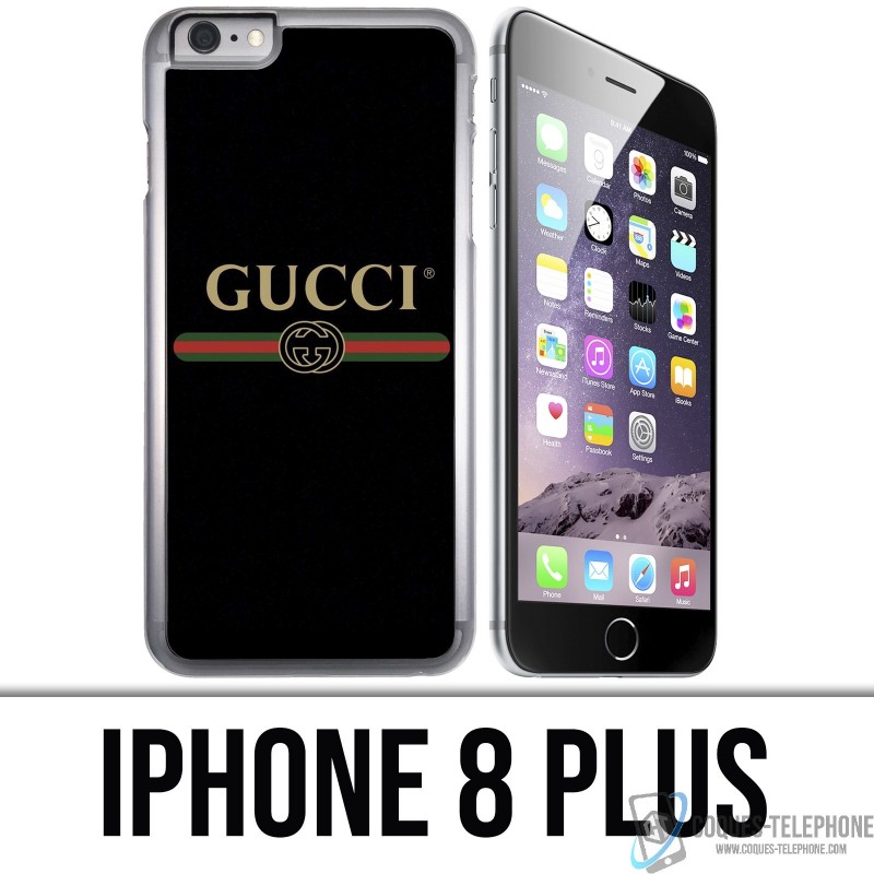 Coque iPhone 8 PLUS - Gucci logo belt