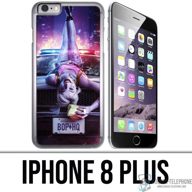 Custodia iPhone 8 PLUS - Cappuccio Harley Quinn Quinn Birds of Prey hood