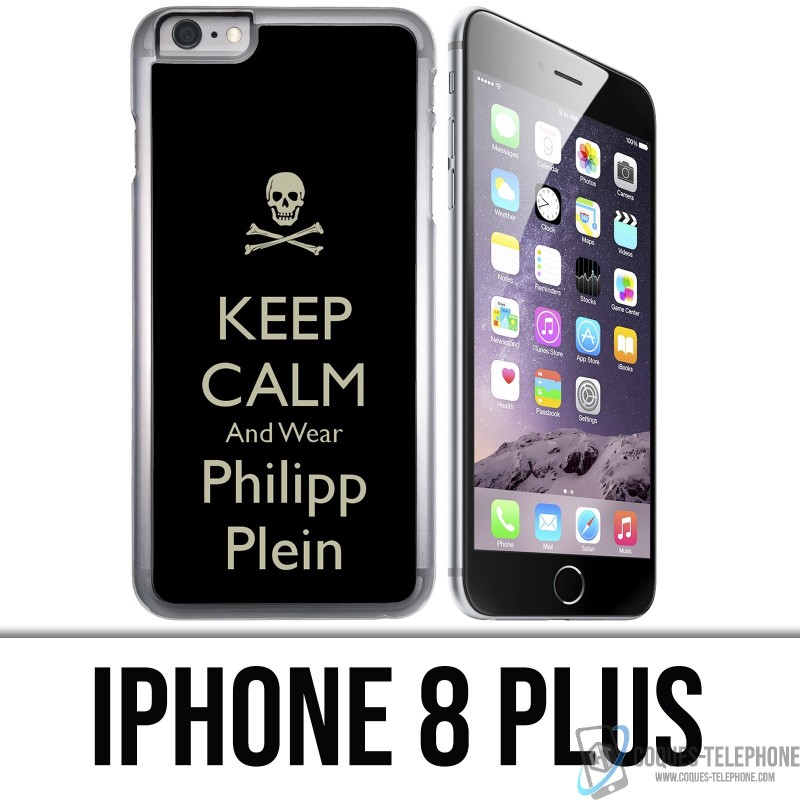 iPhone case 8 PLUS - Keep calm Philipp Plein