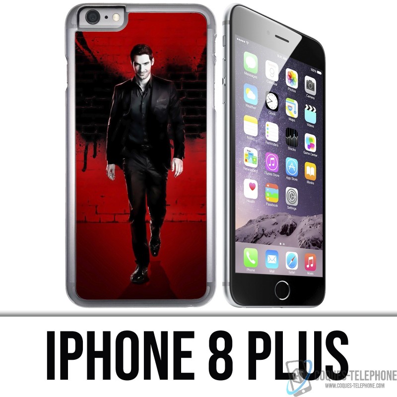 iPhone 8 PLUS Custodia - Ali da parete Lucifero