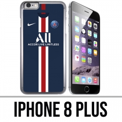 Custodia per iPhone 8 PLUS - Maglia PSG Football 2020