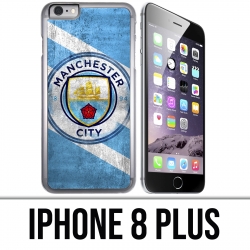 Coque iPhone 8 PLUS - Manchester Football Grunge