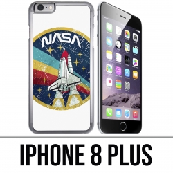 Coque iPhone 8 PLUS - NASA badge fusée