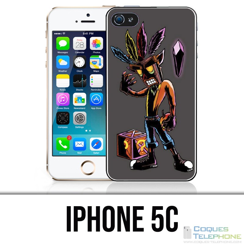 Custodia per iPhone 5C - Maschera Crash Bandicoot