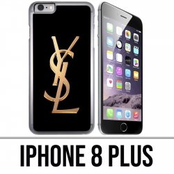 Funda de iPhone 8 PLUS - Logotipo de oro de YSL Yves Saint Laurent