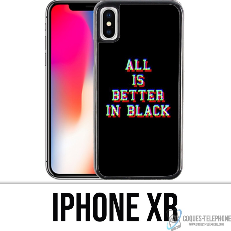 iPhone XR Custodia - Tutto è meglio in nero
