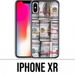 Coque iPhone XR - Billets Dollars rouleaux