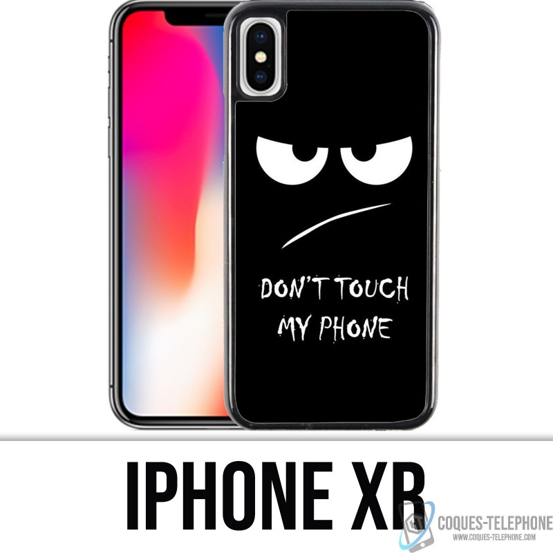 iPhone XR Case - Don't Touch my Phone Angry