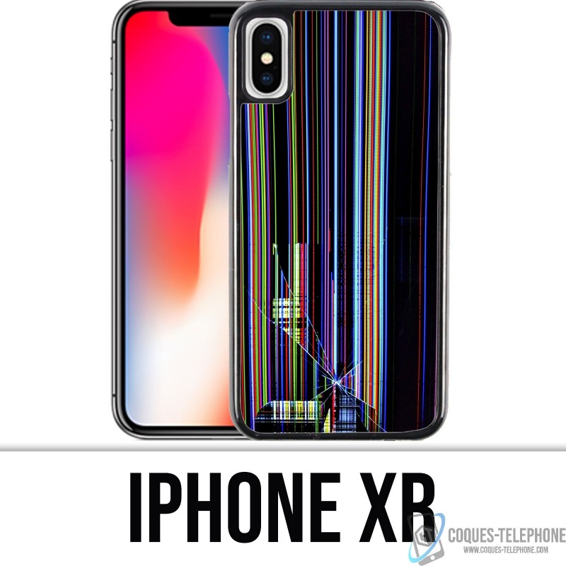 iPhone XR Case - Kaputter Bildschirm
