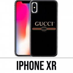 Coque iPhone XR - Gucci logo belt
