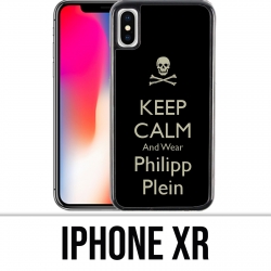 Coque iPhone XR - Keep calm Philipp Plein