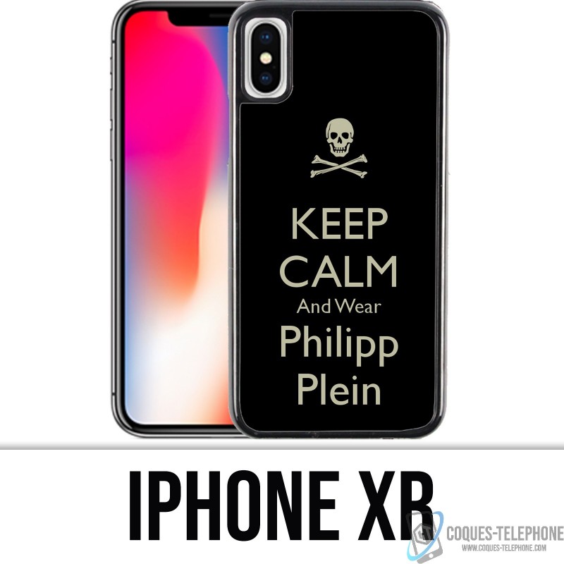 Coque iPhone XR - Keep calm Philipp Plein
