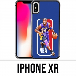 Coque iPhone XR - Kobe Bryant logo NBA