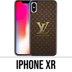 Louis Vuitton Monogram x Supreme Logo iPhone XR Clear Case