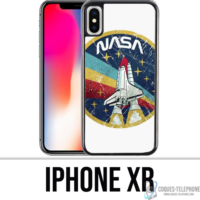 Funda de iPhone XR - Placa de cohete de la NASA