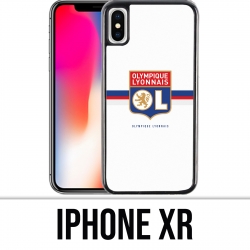 Coque iPhone XR - OL Olympique Lyonnais logo bandeau