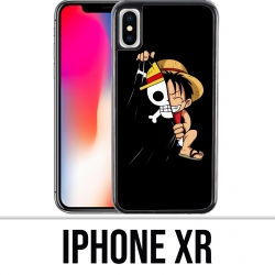 Funda de iPhone XR - Bandera de una pieza del bebé Luffy