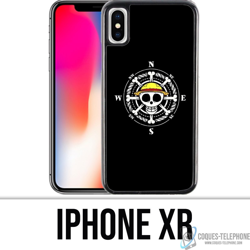 Funda iPhone XR - Logotipo de la brújula de una pieza