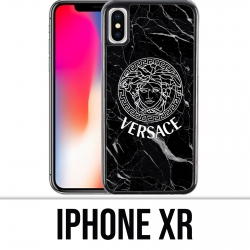 Custodia per iPhone XR - Versace marmo nero
