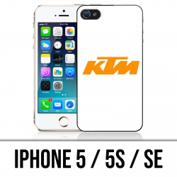Coque iPhone 5 / 5S / SE - Ktm Logo Fond Blanc