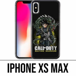 Funda iPhone XS MAX - Call of Duty x Dragon Ball Saiyan Warfare