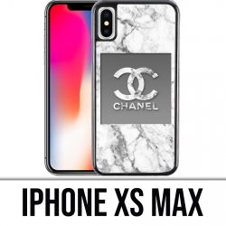 Funda iPhone XS MAX - Chanel Marble White
