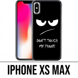 iPhone XS MAX Tasche - Berühre mein Telefon nicht wütend