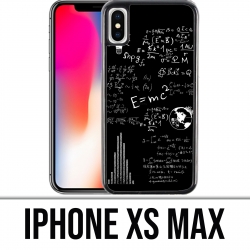 Coque iPhone XS MAX - E égale MC 2 tableau noir
