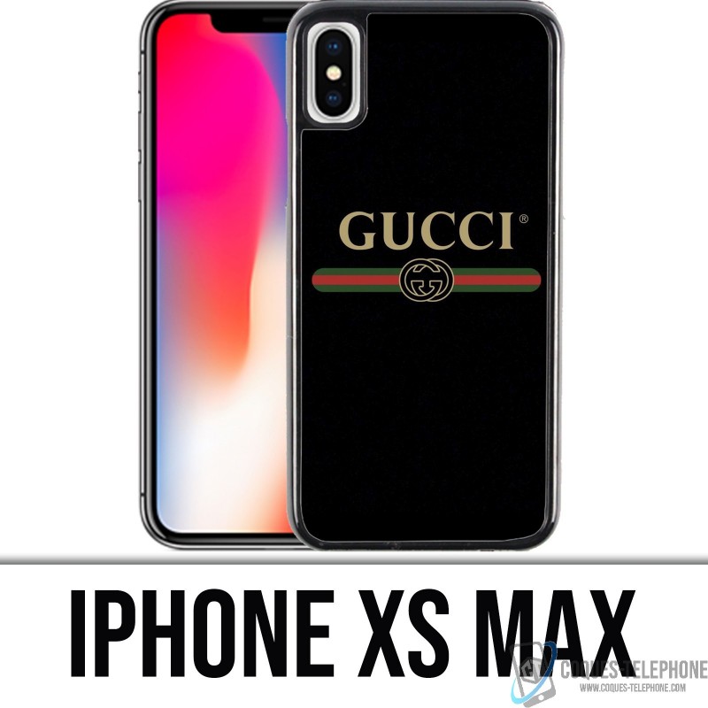Coque iPhone XS MAX - Gucci logo belt