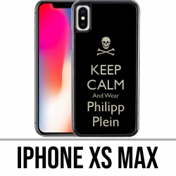 Coque iPhone XS MAX - Keep calm Philipp Plein