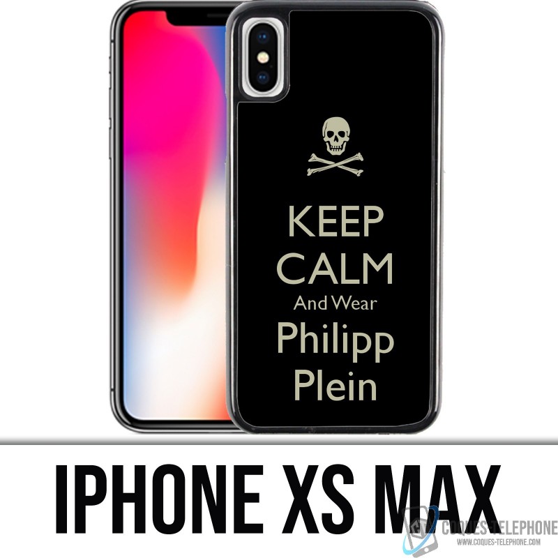 Coque iPhone XS MAX - Keep calm Philipp Plein