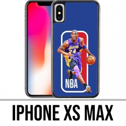 Coque iPhone XS MAX - Kobe Bryant logo NBA