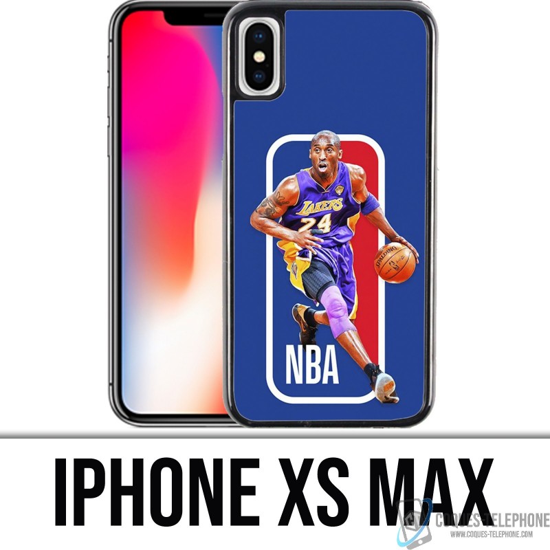 Custodia per iPhone XS MAX - Logo NBA di Kobe Bryant