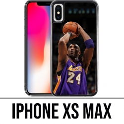 Coque iPhone XS MAX - Kobe Bryant tir panier Basketball NBA