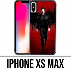Coque iPhone XS MAX - Lucifer ailes mur