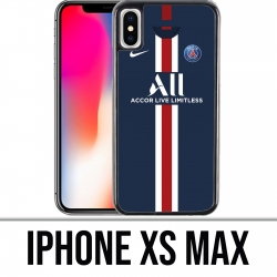 Custodia per iPhone XS MAX - Maglia da calcio PSG 2020