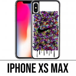 Coque iPhone XS MAX - Nike Sneakers Art