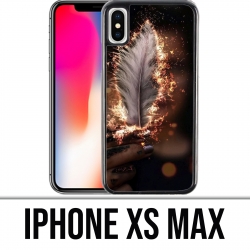 Coque iPhone XS MAX - Plume feu