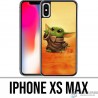 Funda iPhone XS MAX - Star Wars baby Yoda Fanart