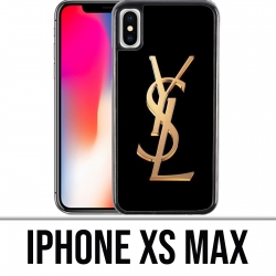 Coque iPhone XS MAX - YSL Yves Saint Laurent Gold Logo