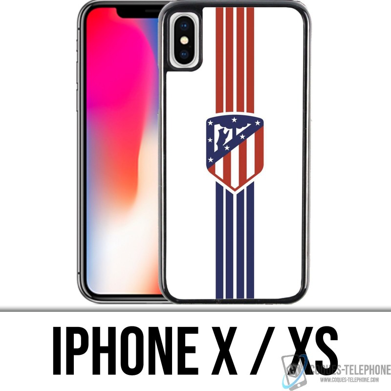 Coque iPhone X / XS - Athletico Madrid Football
