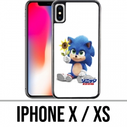 Coque iPhone X / XS - Baby Sonic film