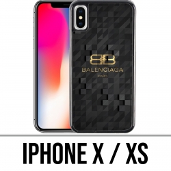 iPhone X / XS Custodia - Logo Balenciaga