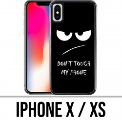 Funda iPhone X / XS - No toques mi teléfono enojado